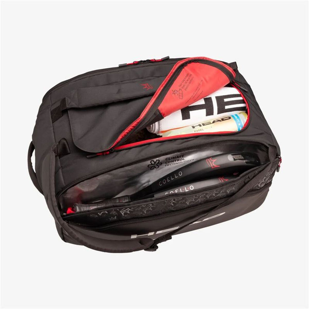 Padel backpack Head Coello Pro X Black