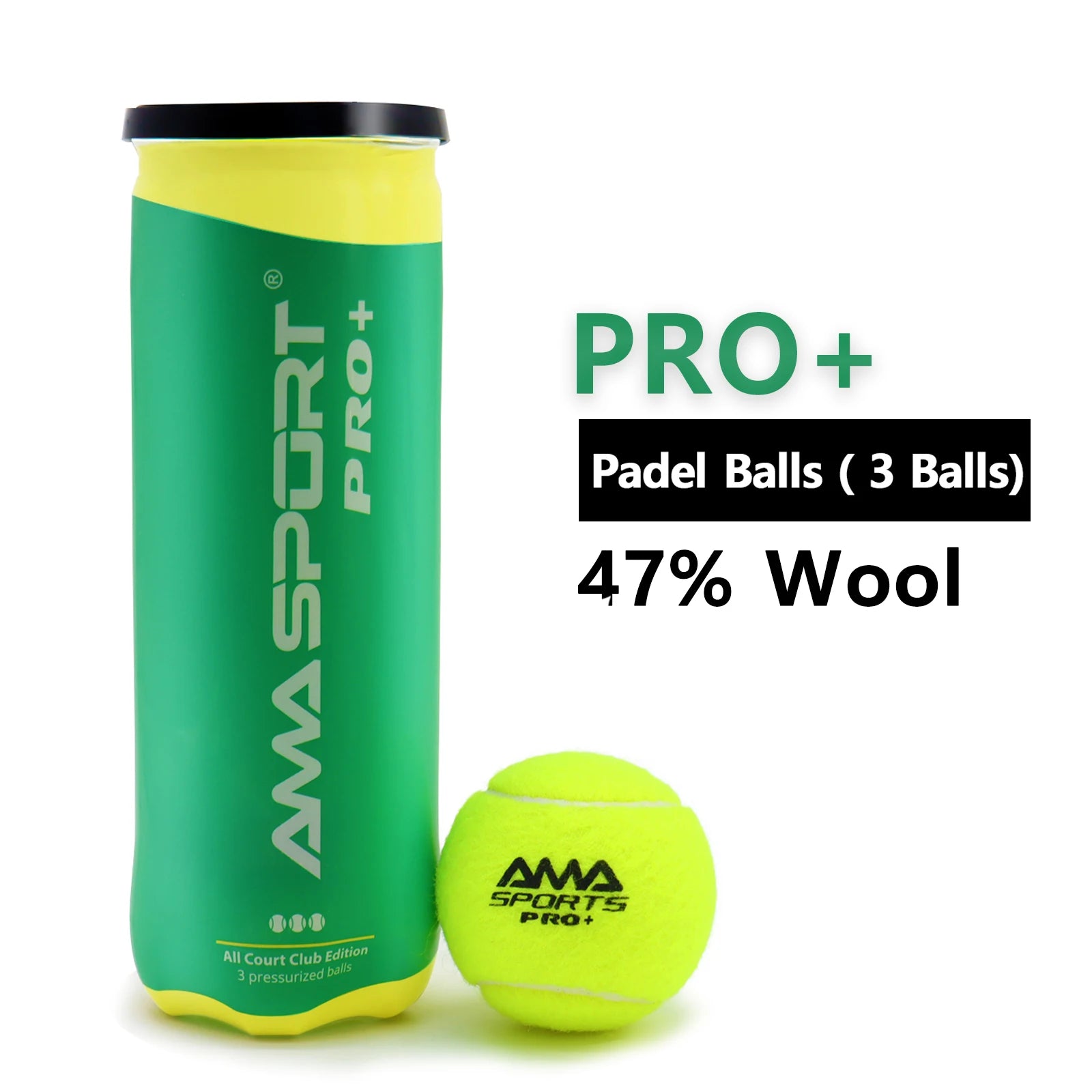 Padel Court Balls–Durable Tournament Grade Padel Balls for Professional and Amateur Players–Optimal Bounce Padel Balls