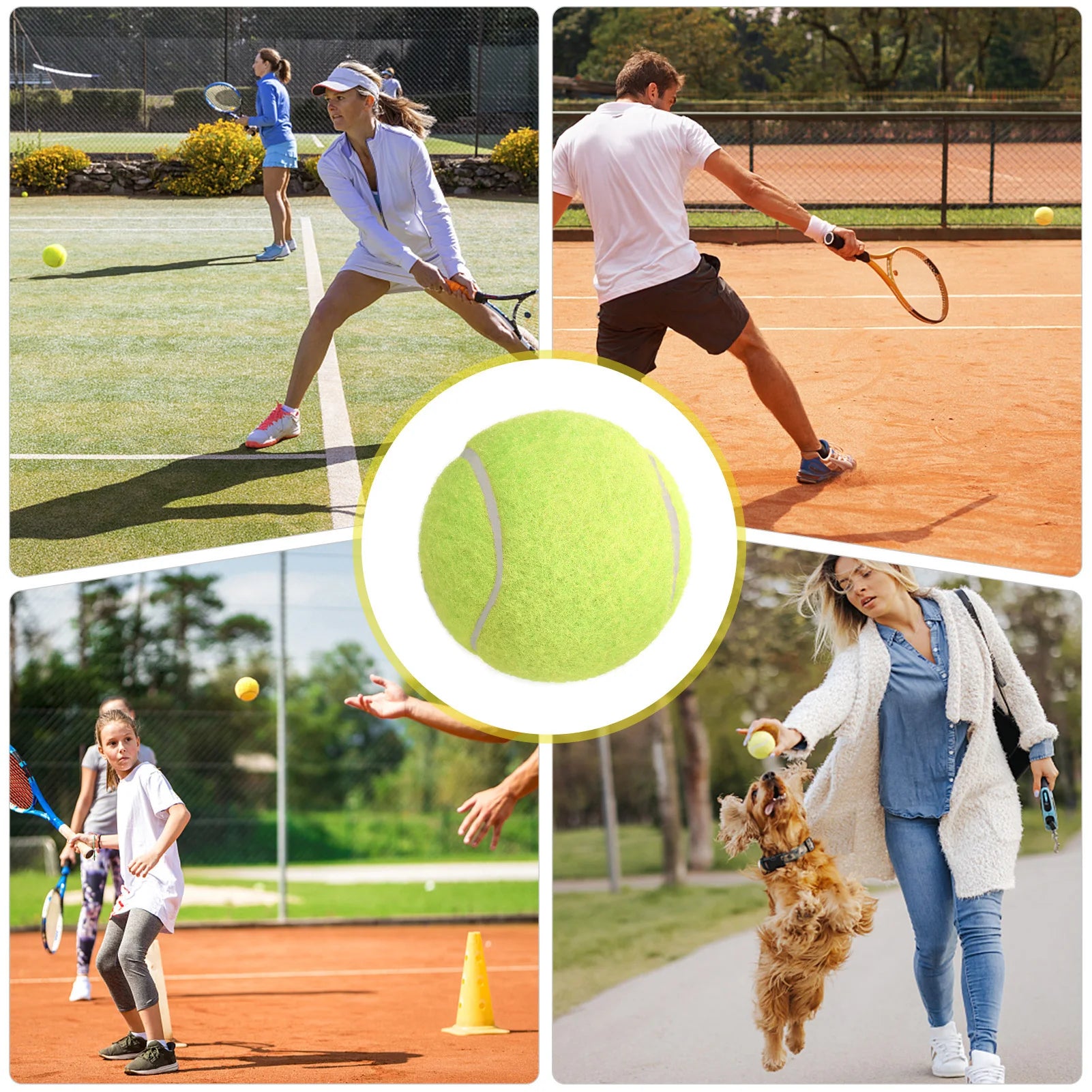 3pcs Padel Balls High Bounce