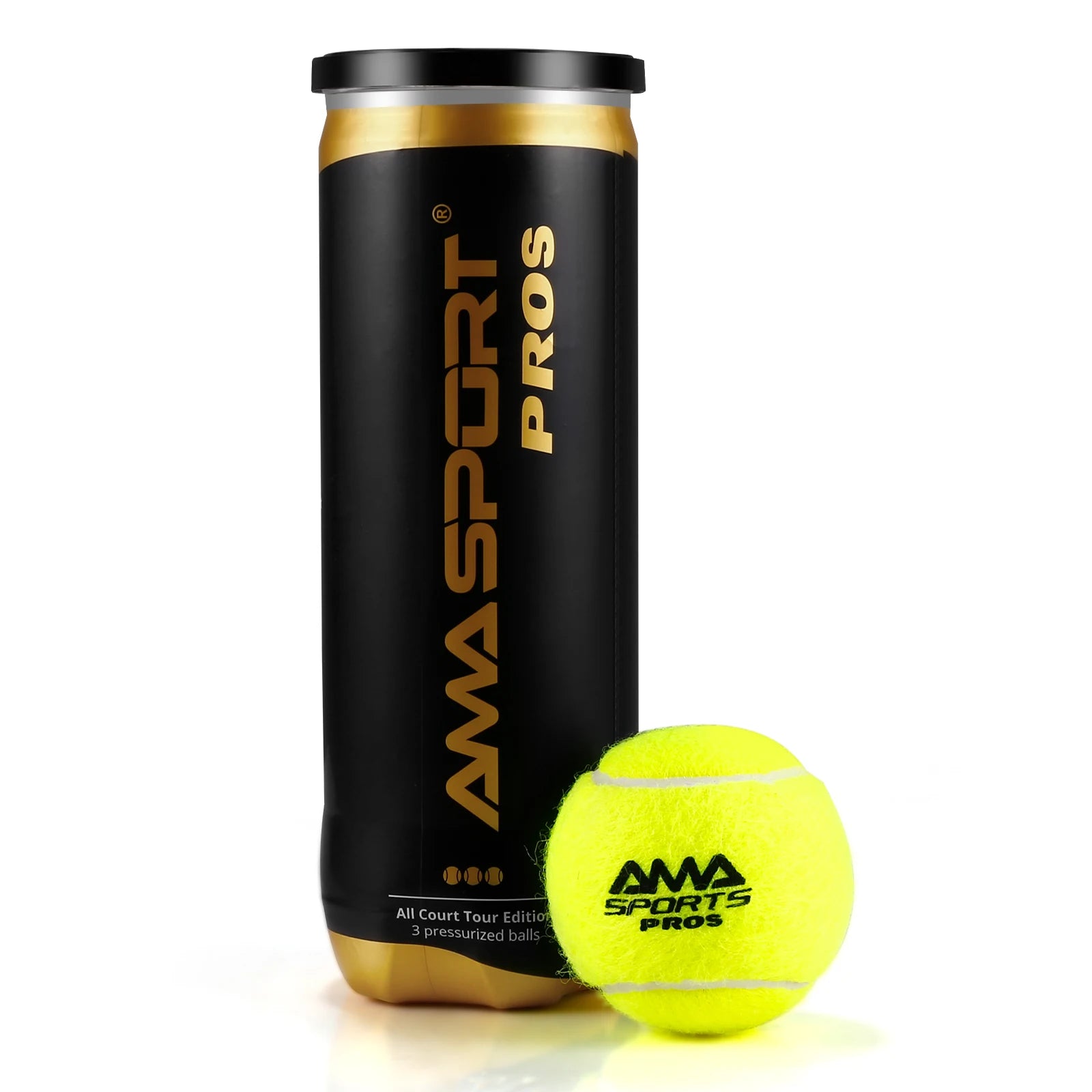 Padel Court Balls–Durable Tournament Grade Padel Balls for Professional and Amateur Players–Optimal Bounce Padel Balls