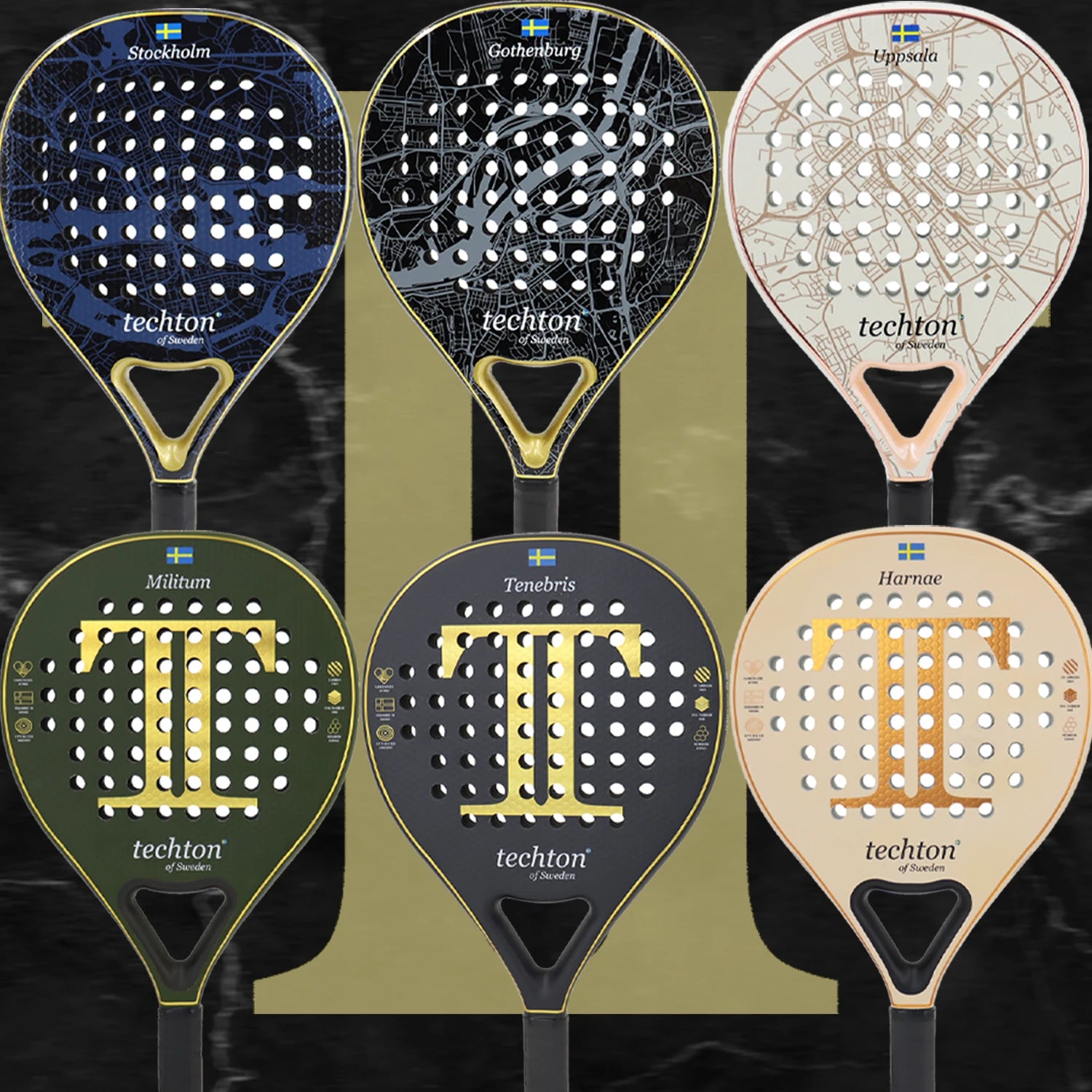 Padel Racket 3K/12K Carbon Fibre with Foam Core Round Shape 3D Hexagon with Cover Bag Performance Padel